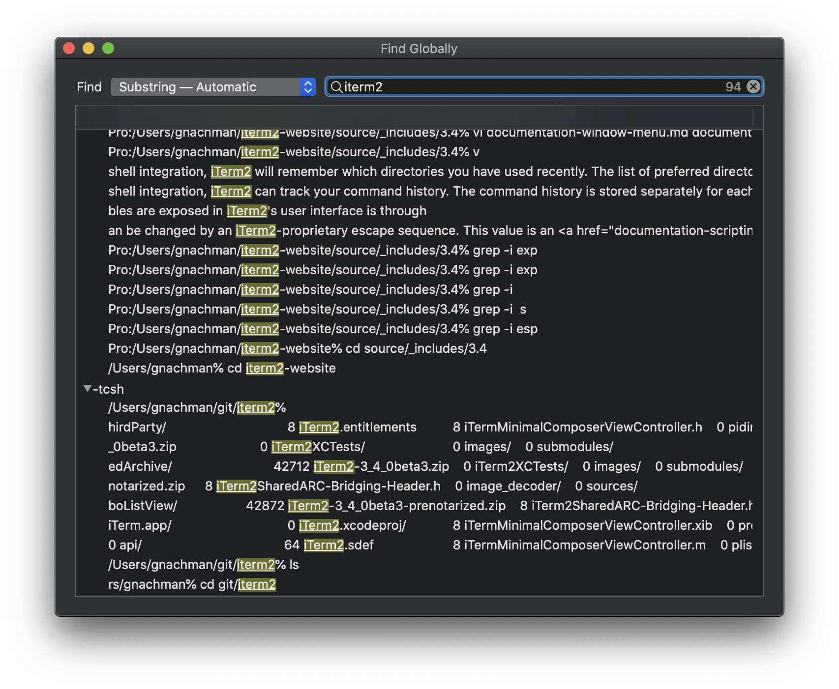 iterm themes zsh